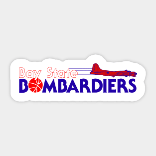 Short-lived Bay State Bombardiers 1978 Sticker